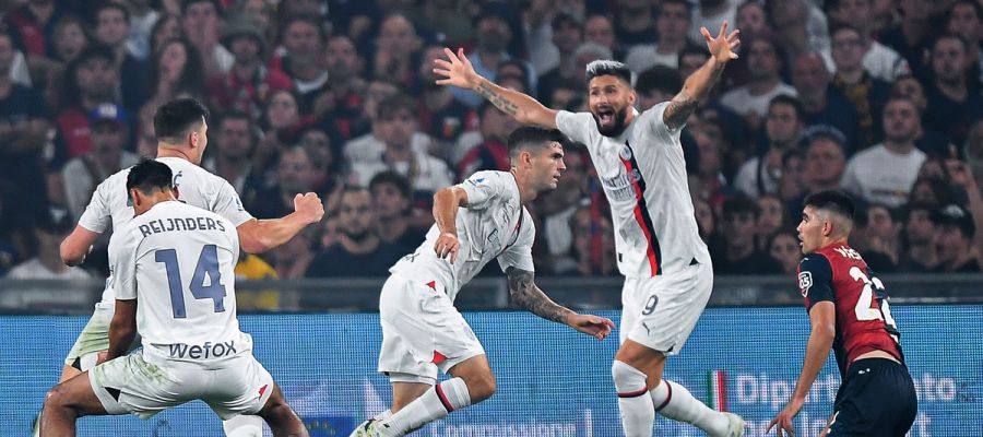 Milan prevailed in a hard-fought match against Genoa thanks to a late goal by Christian Pulisic, which was confirmed after a long VAR review.