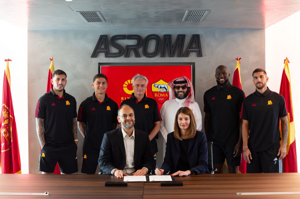 Roma have found a new main sponsor, but it caused a political stir. The club announced a two-year agreement with Riyadh Season.
