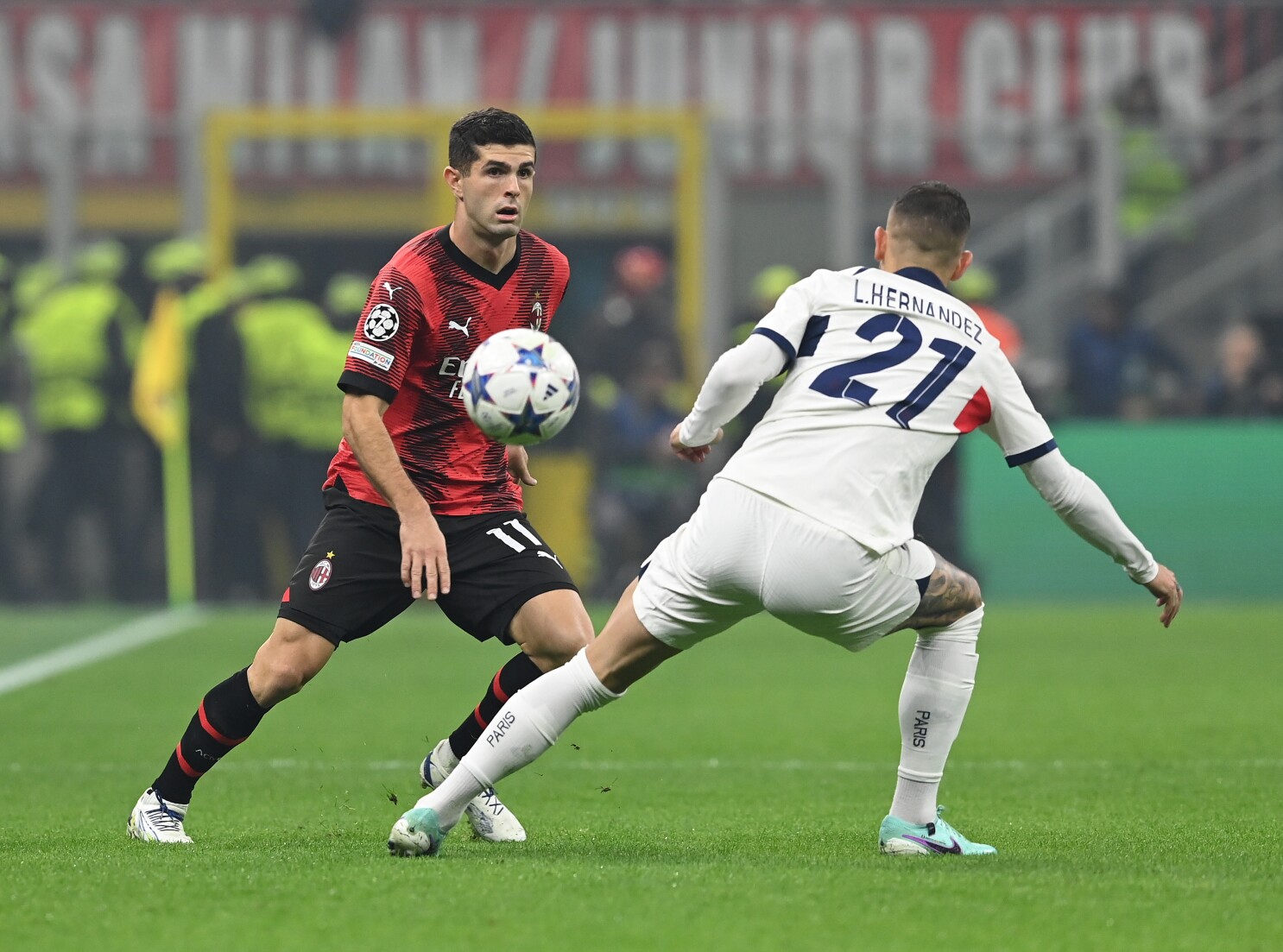 Christian Pulisic went down clutching the back of his left thigh in the final minutes of the PSG clash. He returned midweek after missing a game and a half.