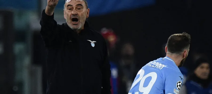 Maurizio Sarri had a surprising outburst toward the atmosphere at Lazio in the pre-game presser before facing Atletico Madrid.