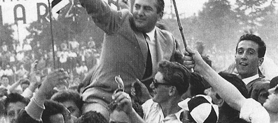 In the 1954/55 season, Udinese ended second in Serie A, and the game that best sums up their phenomenal run was a 3-2 triumph over Milan