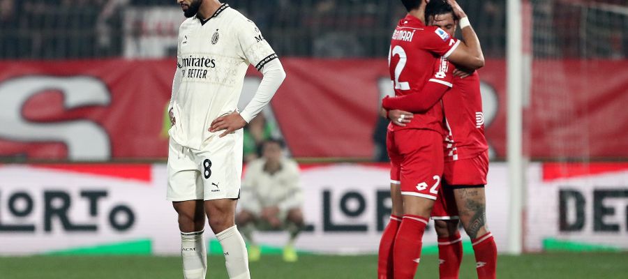 It was an evening to forget for Milan as they lost 4-2 to Monza in an eventful evening at the U Power Stadium on Sunday night