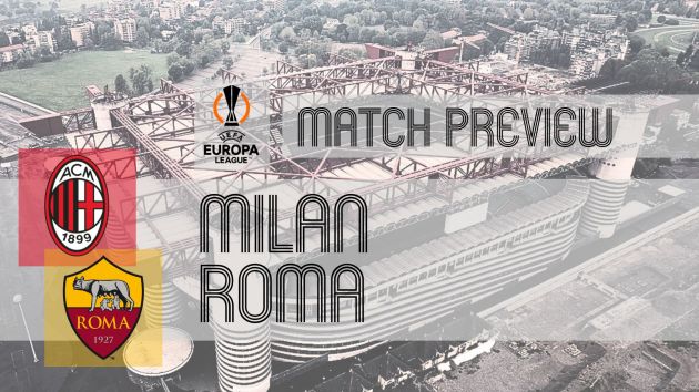 Stadio San Siro sets the stage for the first leg of Thursday's all-Italian Europa League quarter-final tie between familiar foes Milan and Roma