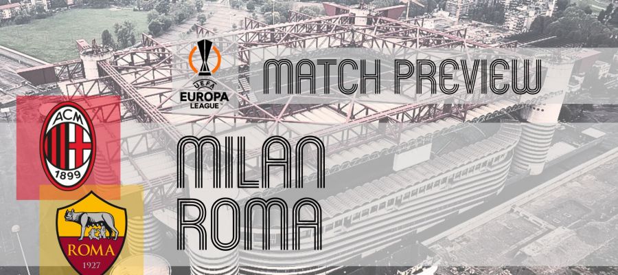 Stadio San Siro sets the stage for the first leg of Thursday's all-Italian Europa League quarter-final tie between familiar foes Milan and Roma