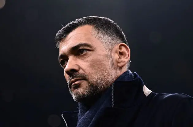 Sergio Conceiçao has jumped at the top of the Milan wish list for their bench opening after they moved on from Julen Lopetegui,