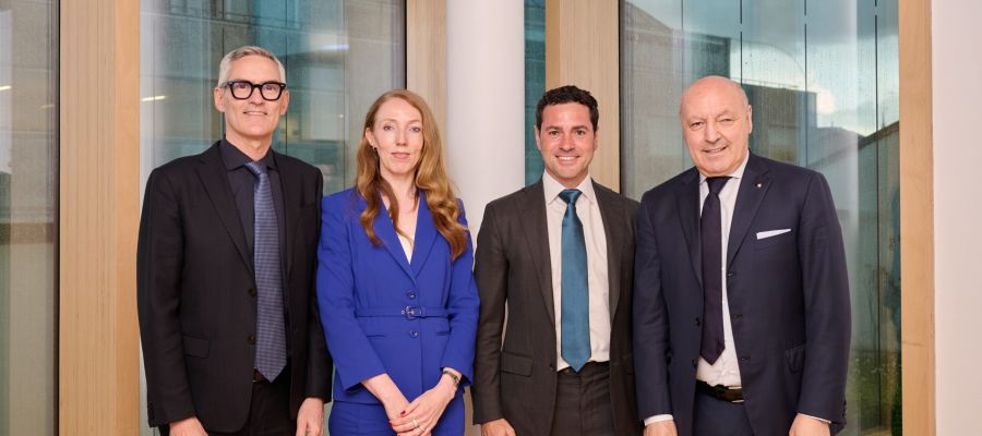 Two apical Oaktree managers, Katherine Ralph and Alejandro Cano, visited on Wednesday after the fund announced it had assumed control of Inter.