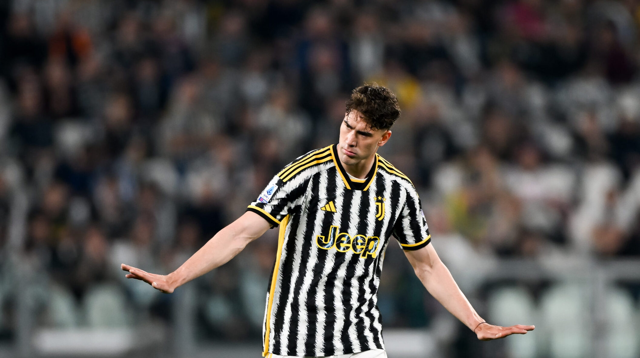 While the future of several Juventus players hangs in the balance, Dusan Vlahovic is one of the few who already knows he will stay put.