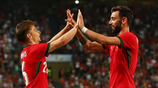 Portugal came from behind to snatch a late win over Czechia thanks to a last gasp strike from the son of former Serie A player Sergio Conceicao