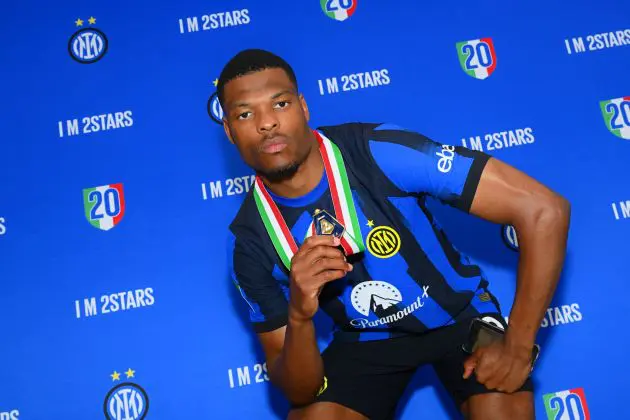 Denzel Dumfries might be the only Inter regular to depart this summer due to his short-term contract and a challenging negotiation to extend it.