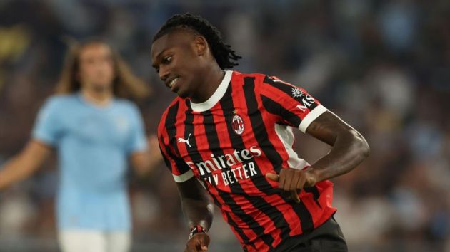 Rafael Leao came to the rescue for Milan as he found the net one minute after being introduced with the Rossoneri down 1-2 to Lazio at the Stadio Olimpico