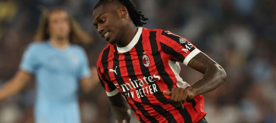 Rafael Leao came to the rescue for Milan as he found the net one minute after being introduced with the Rossoneri down 1-2 to Lazio at the Stadio Olimpico