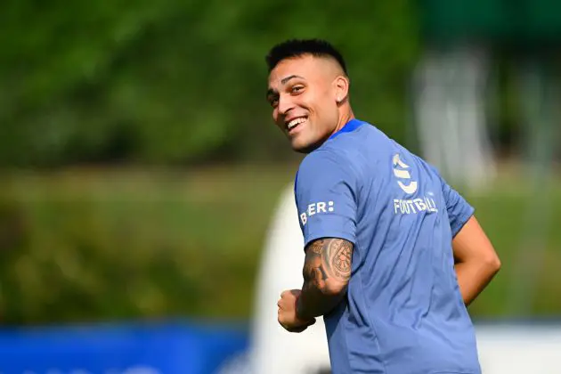 Inter and Lautaro Martinez had reached an agreement early in the summer, removing any doubt concerning his future. He's tied down until 2026.