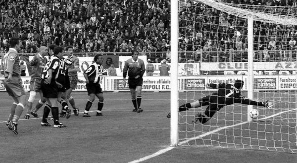 During the 1997/98 Serie A season, Juventus won at Empoli as the Azzurri were disallowed a goal despite Peruzzi saving the ball past the goal line