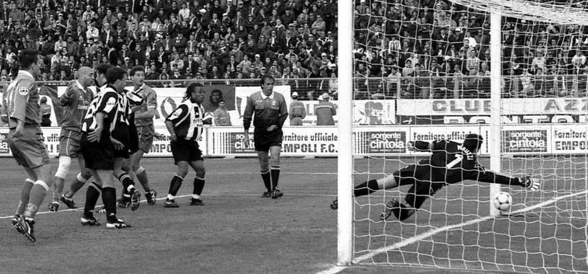 During the 1997/98 Serie A season, Juventus won at Empoli as the Azzurri were disallowed a goal despite Peruzzi saving the ball past the goal line