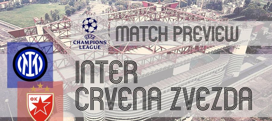 Inter will look to get off the mark in the newly formatted Champions League main phase when they take on Crvena Zvezda at Stadio Giuseppe Meazza on Tuesday