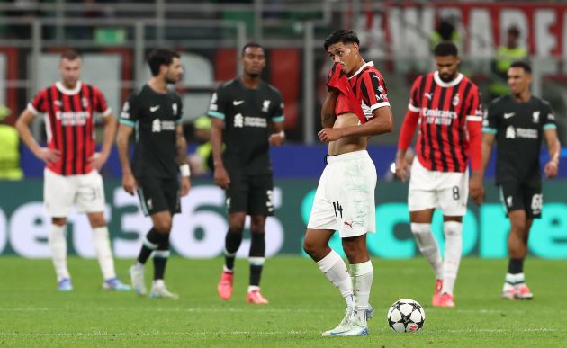 Milan vanished after taking the lead against Liverpool in Champions League. The Reds were quick to react and stormed back in the first half already