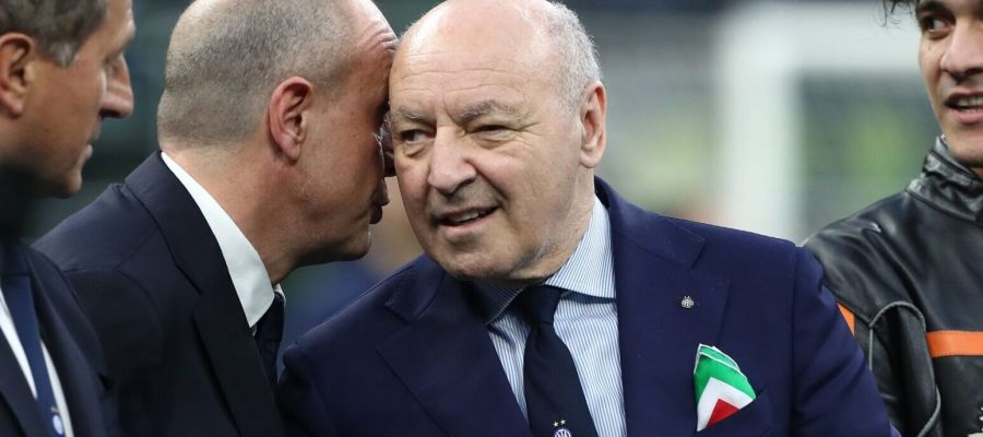Inter president Giuseppe Marotta and CEO Alessandro Antonello responded to the attack about their debts by Fiorentina owner Rocco Commisso.