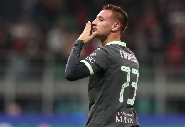 Francesco Camarda added another notch to his precocity records, as he became the youngest Italian player to feature in a Champions League game.