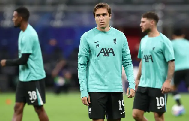 Federico Chiesa has spent more time on the sidelines than on the pitch since joining Liverpool. A few Serie A outfits are lining up ahead of January.