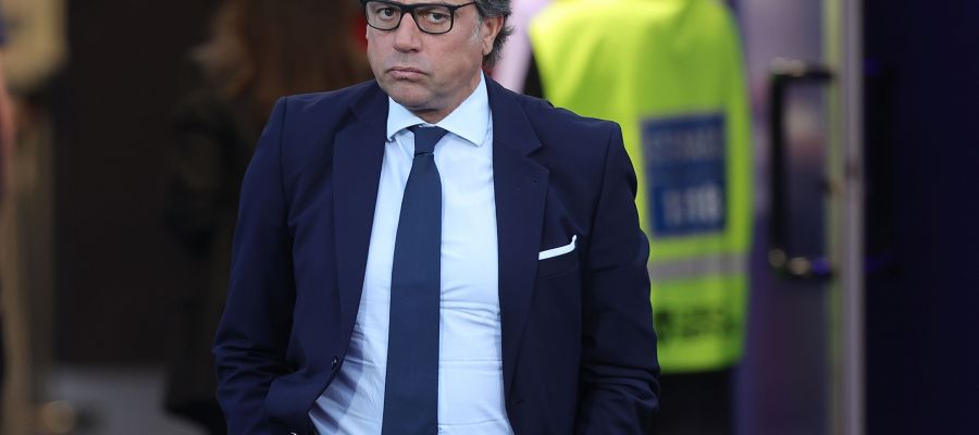 Juventus director Cristiano Giuntoli is content with the start of the season and updated on their search for a new defender.