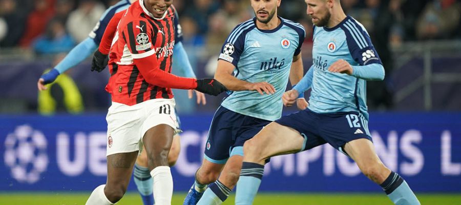 Milan wrapped a much-needed 3-2 success at Slovan Bratislava on Tuesday night to continue their Champions League rebirth.