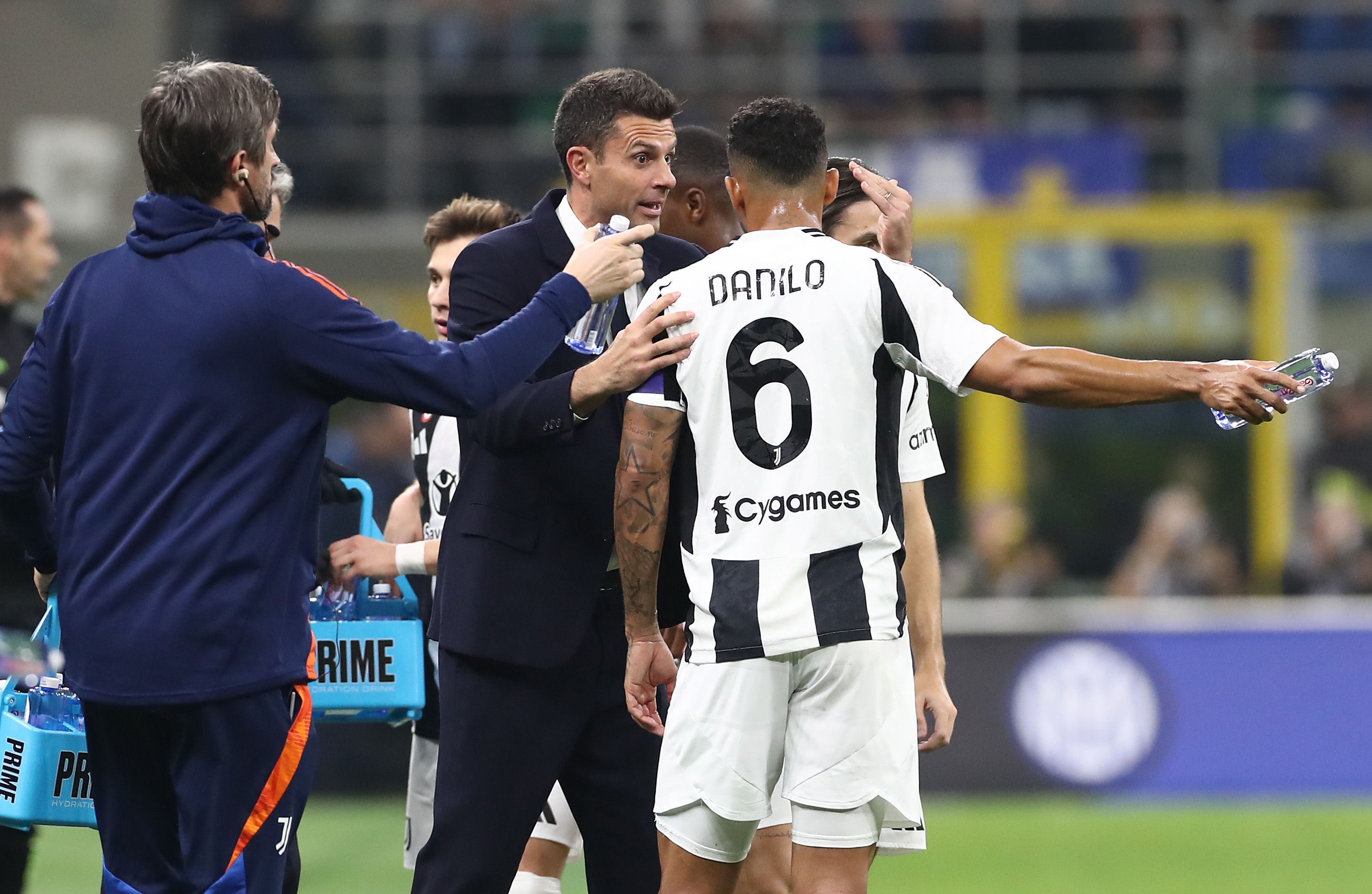 Juventus director Cristiano Giuntoli is sure Juventus will keep Francisco Conceiçao, whiel Danilo announced he won't leave in January.