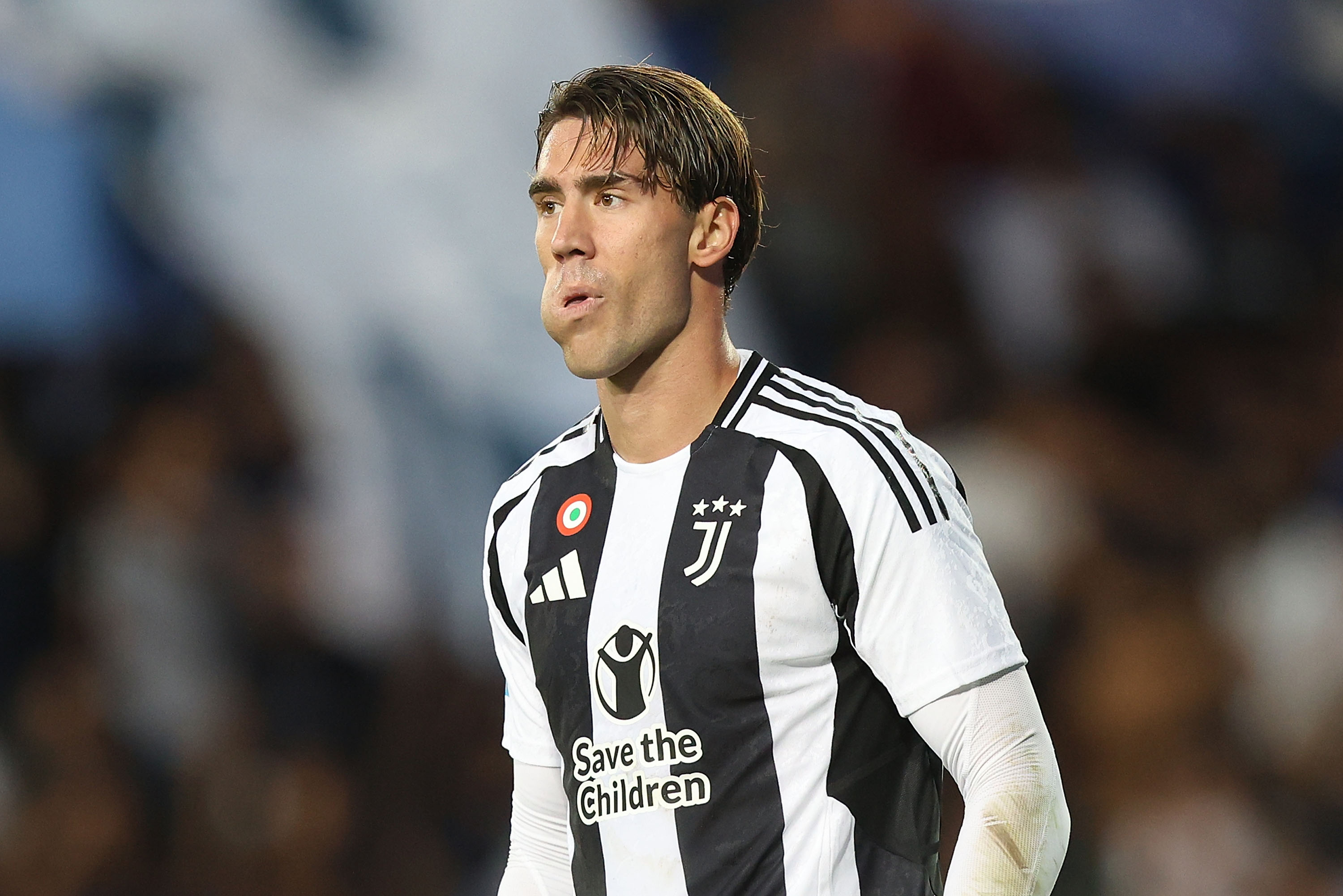 Dusan Vlahovic will have to fight for minutes in the second half of the season after Juventus signed Randal Kolo Muani but hasn’t shown signs of malcontent.