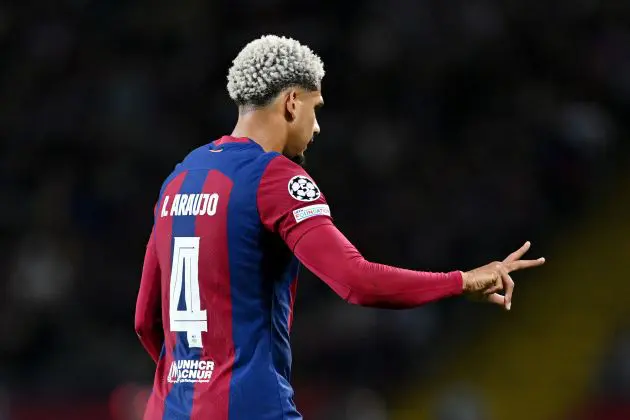 Juventus like their chances of landing Ronald Araujo, but they aren’t the only side after him, as Arsenal have shown interest in the Barcelona defender.