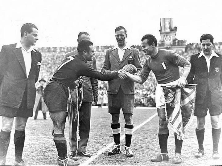 The match between Spain and Italy played at the Stadio de Chamartin on March 27, 1949, went down in history as Valentino Mazzola's last game for Italy