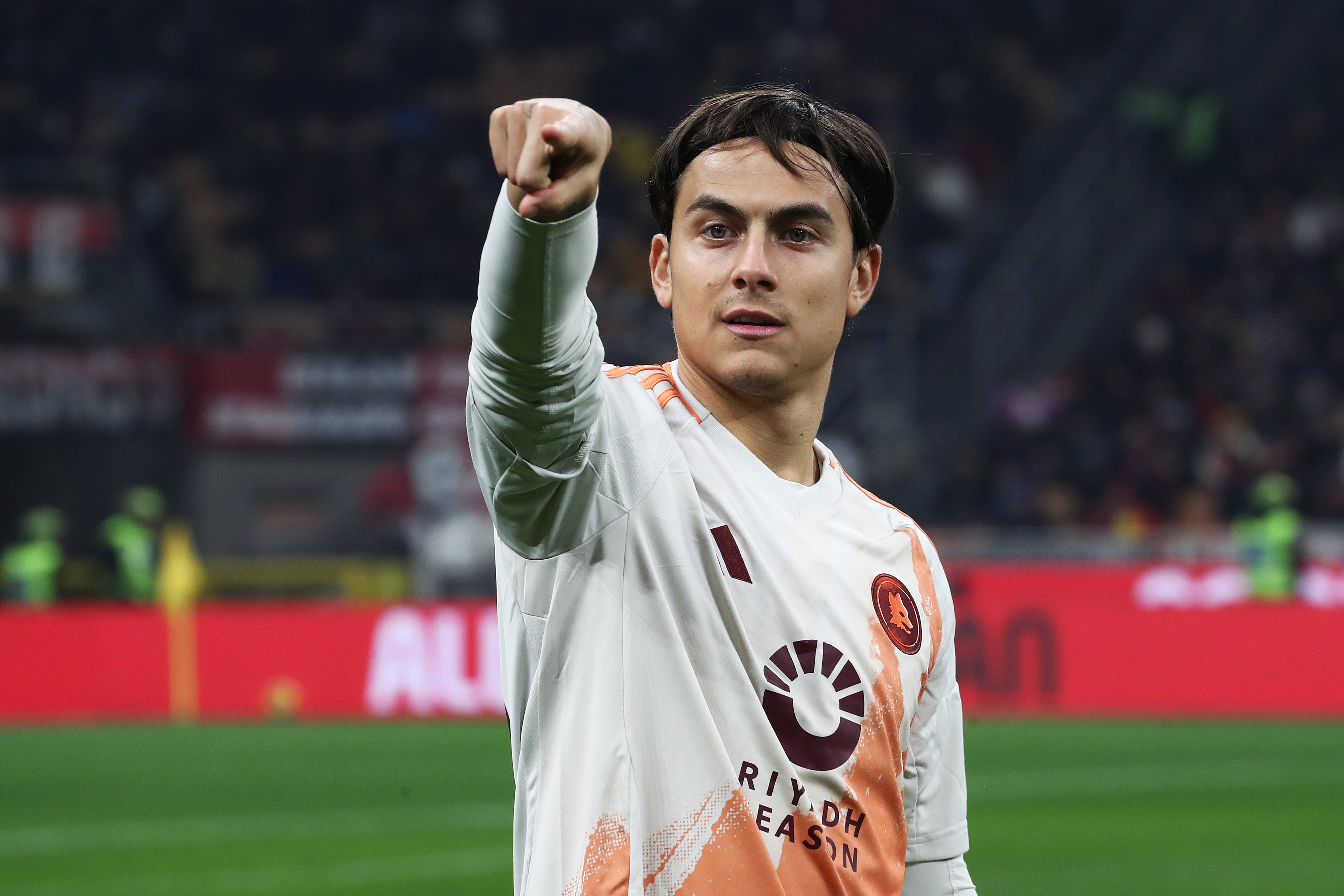 Roma star Paulo Dybala returned to Italy on Wednesday night after having surgery in London to repair a torn tendon in his thigh.