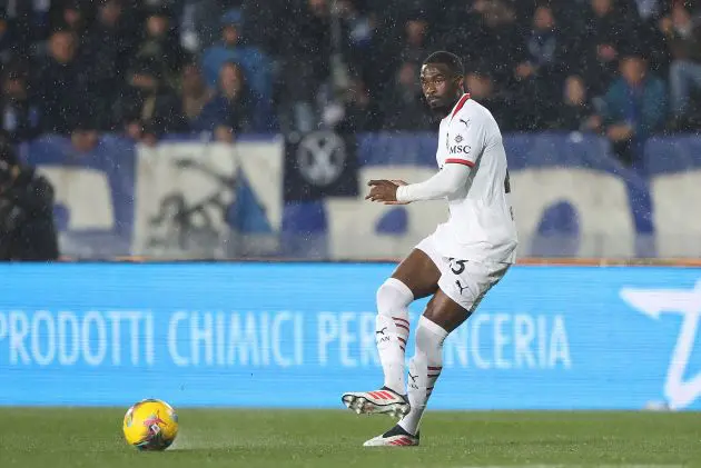 Fikayo Tomori stayed put at Milan in January despite receiving a few offers after falling out of favor beforehand, but he's not playing much.
