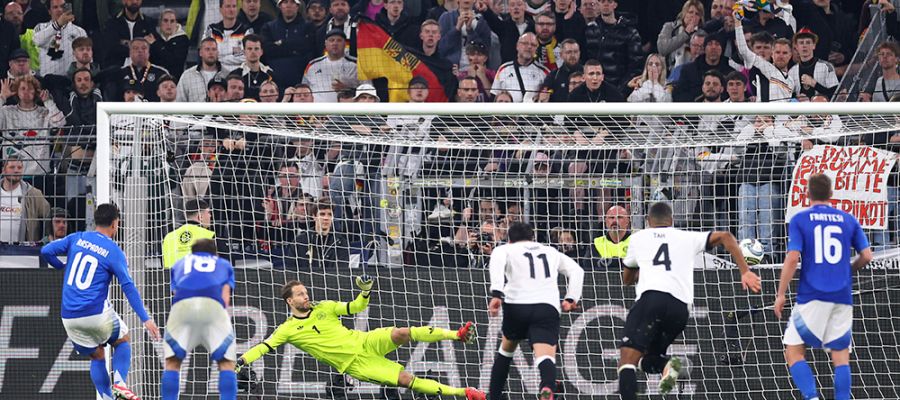 The second leg of the Nations League Quarter Final between Germany and Italy ended 3-3, a game of two halves which Die Mannschaft dominated for 45 minutes