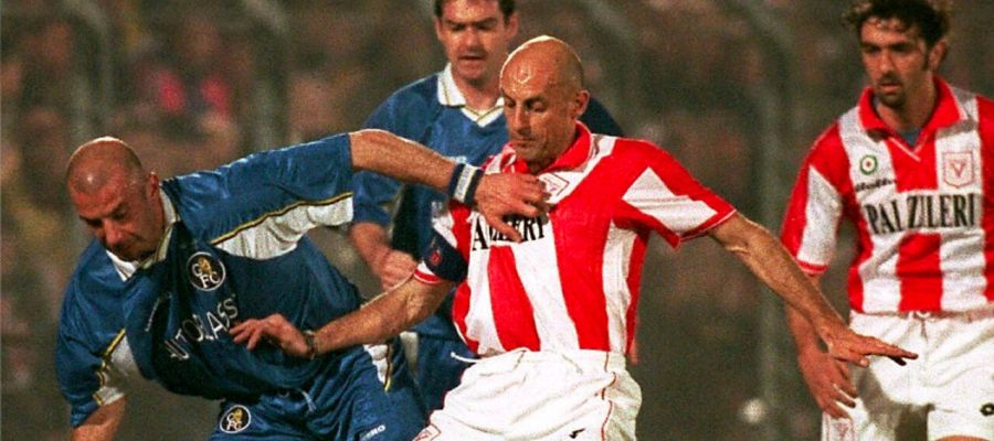On April 2, 1998, Vicenza welcomed Chelsea at the Romeo Menti Stadium in the Semi Finals of the Cup Winners Cup