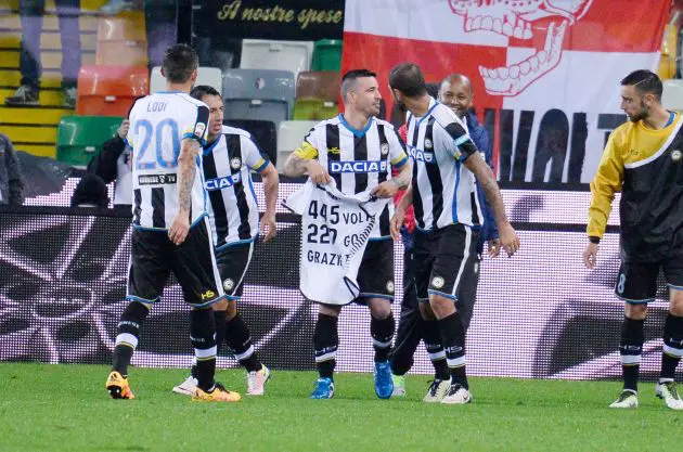 On May 15, 2016, Antonio "Totò" Di Natale, the best Serie A striker from the 2010s, hung his boots after 12 seasons with Udinese