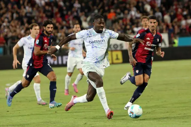 Inter risk having to face two big rivals without one of their top weapons, as Marcus Thuram injured his left thigh against Slavia Praha.