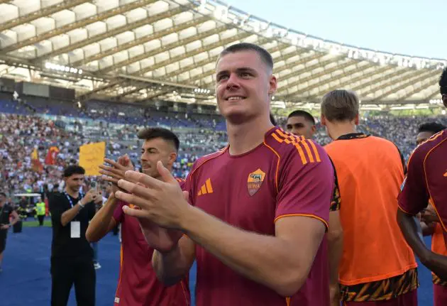 After a challenging stretch, Evan Ferguson had a potential breakout performance carrying Roma against Celtic.