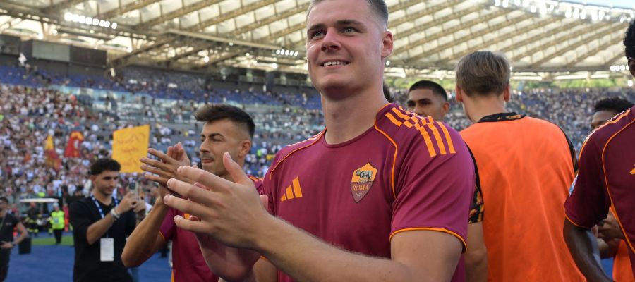 After a challenging stretch, Evan Ferguson had a potential breakout performance carrying Roma against Celtic.