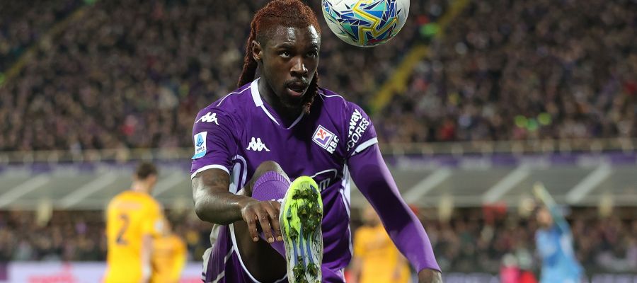 Milan will most likely address the no.9 position again in the summer and have Moise Kean into their crosshairs.