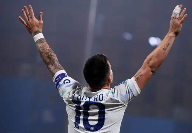 Inter will be without their captain and leading scorer Lautaro Martinez in a key stretch of the season due to a calf injury.